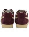 GOLA Harrier Womens Retro 70s Suede Trainers WINE
