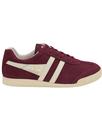 GOLA Harrier Womens Retro 70s Suede Trainers WINE