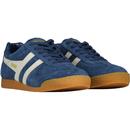 Harrier Suede GOLA Mens Retro 70s Trainers in Ink