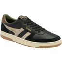 Gola Hawk Trainers in Black with Feather Grey and Otter CMB336BG
