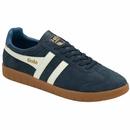 Gola Hurricane Suede Trainers in Navy/Off White/Marine Blue CMB046EX