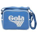 Gola Micro Redford Retro 70s Shoulder Bag in Blue/White
