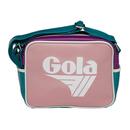 Gola Micro Redford Retro Shoulder Bag in Chalk Pink/White/Foxglove CUC114