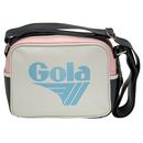 Gola Micro Redford Retro 70s Shoulder Bag in White/Powder Blue/Chalk Pink