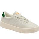 gola womens super court leather trainers white