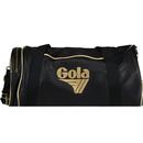 gola mens armstrong branded weekend barrel gym bag black gold
