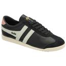 Gola Classics Bullet Pure Retro Trainers in Black, Matcha and Coral Pink