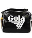 GOLA Redford Retro 70s Sports Shoulder Bag BLK/WHT