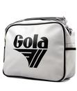 GOLA Redford Retro 70s Sports Shoulder Bag WHT/BLK