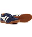 GOLA Harrier Womens Retro 70s Suede Trainers NAVY