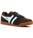GOLA Harrier Womens Retro 70s Suede Trainers BROWN