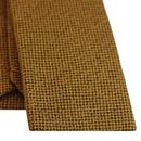 GIBSON LONDON Mod Square End Knitted Tie in Gold