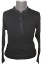 'GDT' - Sixties Mod Grandad Collar Shirt (Black)