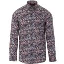 guide london floral paisley print shirt navy