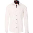 
guide lonoson floral trim formal shirt white