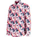 GUIDE LONDON RETRO 60s PSYCHEDELIC PRINT L/S SHIRT