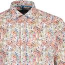Guide London Vintage Multi Floral Print L/S Shirt