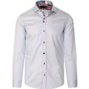 GUIDE LONDON Multi Colour Button Smart Shirt (SB)