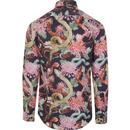 GUIDE LONDON Retro Bold Painted Floral Shirt