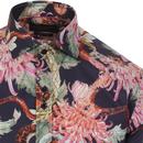 GUIDE LONDON Retro Bold Painted Floral Shirt
