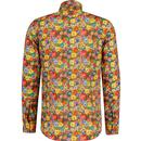 Guide London Retro '60s Watercolour Floral Shirt