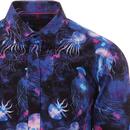 Electric Jellyfish GUIDE LONDON Men's Retro Shirt