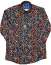 GUIDE LONDON 60s Psychedelic Painted Paisley Shirt