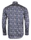 GUIDE LONDON Mod Floral Paisley Big Collar Shirt
