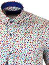 Psychedelic Stars GUIDE LONDON Retro 60s Mod Shirt