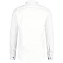 Guide London Mod Point Collar White L/S Shirt