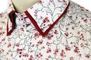 Floral Scroll GUIDE LONDON Retro Mod Smart Shirt