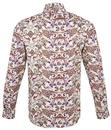 GUIDE LONDON 60s Psychedelic Mod Paisley Shirt