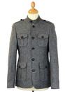 GUIDE LONDON Retro Indie Mod Military Tunic Jacket