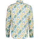 Guide London Soft Touch Swirl Print L/S Shirt 