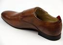 Ferland H by HUDSON Retro 60s Mod Monk Strap Shoes