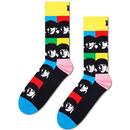 Happy Socks Beatles Women's All Together Now Socks in Black BEA01-0203 