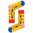 Happy Socks for Women - Limited edition Beatles Help Helping Hands Socks in Yellow