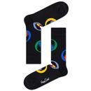Happy Socks for Women - Limited Edition Beatles Spot Socks in Black