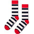 +Happy Socks Classic Navy 4 Pack Socks Gift Set