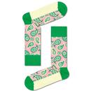 Happy Socks Retro Paisley Socks in Pink PAI01-7303