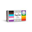 Happy Socks Gay Pride Socks Gift Set in White and Rainbow