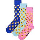 Happy Socks Rubber Duck 3 Pack Socks Gift Set P002652-6300