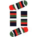 + HAPPY SOCKS Mens Retro Holiday Socks Gift Set