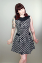 Doreen HEARTBREAKER Retro 60s Mod Shift Dress 