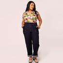 Benita Hell Bunny 50s Tropical Resort Collar Shirt