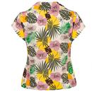 Benita Hell Bunny 50s Tropical Resort Collar Shirt