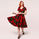 Dolce Vita Hell Bunny Retro 50s Flare Doll Dress