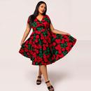 Dolce Vita Hell Bunny Retro 50s Flare Doll Dress