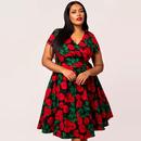 Dolce Vita Hell Bunny Retro 50s Flare Doll Dress
