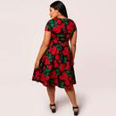 Dolce Vita Hell Bunny Retro 50s Flare Doll Dress